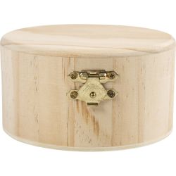 Bo&icirc;te ronde, H : 6 cm, d 11 cm, 1 pi&egrave;ce