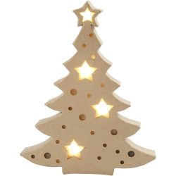 Figurine avec lumière à l'intérieur