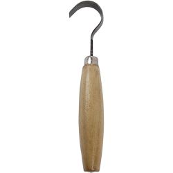Gouge coud&eacute;e, L : 16 cm, L : 1,3 cm, d 3 cm, 1 pi&egrave;ce