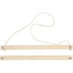 Porte-affiche, H : 2 cm, P: 2,2 cm, L : 33,6 cm, 1 set