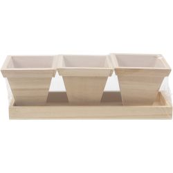 Mini-jardinière en bois