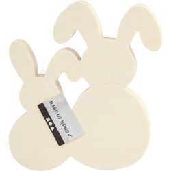 Lapins, H : 17 cm, L : 16 cm, ép. 2 cm, 1 set