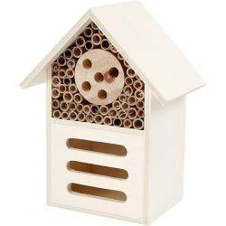 H&ocirc;tel &agrave; insectes, H : 18 cm, P: 9 cm, L : 14 cm, 1 pi&egrave;ce