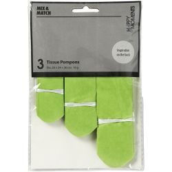 Pompons en papier