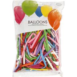 Ballons, long, L : 152 cm, 100 pi&egrave;ces/ 1 Pq.