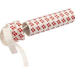 Serpentins, Drapeau danois, 4 rouleau/ 1 Pq.