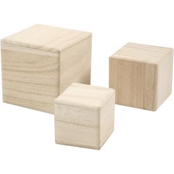 Cubes en bois