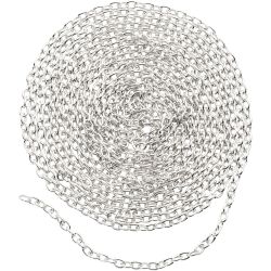 Jaseron, L : 2 mm, argent&eacute;, 2 m/ 1 pi&egrave;ce
