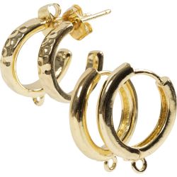 Boucles créoles œillet