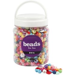Seau de Perles Plastique