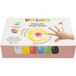 Peinture au Doigt, ass. de couleurs, 6x250 ml/ 1 Pq.