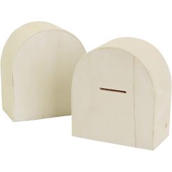 Tirelire en bois
