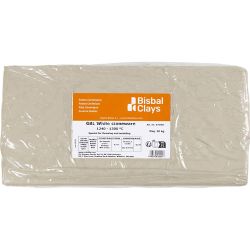 Argile en grès blanc