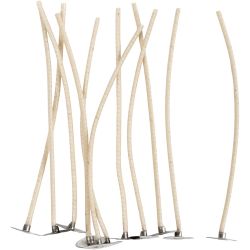 M&egrave;ches pour bougies dans un r&eacute;cipient, Convient aux r&eacute;cipients d&rsquo;un diam&egrave;tre de 20 &agrave; 65&nbsp;mm, L : 110 mm, &eacute;p. 2 mm, 10 pi&egrave;ces/ 1 Pq.