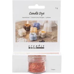 Colorant pour bougies, cr&egrave;me, 5 gr/ 1 Pq.