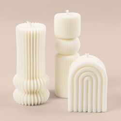 Cire de soja, Pour bougies autoportantes, cr&egrave;me, 250 gr/ 1 Pq.