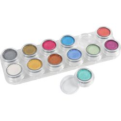 Palette de maquillage pour visage à base d'eau