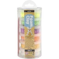 Foam Clay&reg;, couleurs de printemps, 6x14 gr/ 1 Pq.