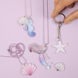 Feuilles de plastique thermorétractable avec motifs