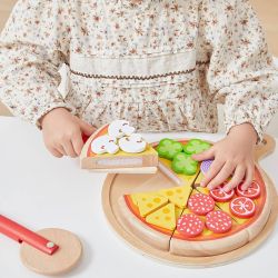 Pizza en bois pour le jeu VIGA