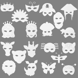 Masques , 64 pi&egrave;ces/ 1 Pq.