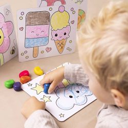 Kit DIY Coloriage, Planche &agrave; dessin, couleurs classiques, 1 Pq.