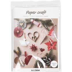 Pack d&eacute;coupage, No&euml;l, naturel, rouge, blanc, 1 Pq.