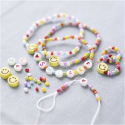 Mini Kit DIY Bijoux, Bracelet et bague élastiques, 1 Pq.