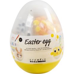 Mix Cr&eacute;atif &OElig;uf de P&acirc;ques, H : 14 cm, d 11 cm, 1 pi&egrave;ce