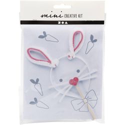 Mini Kit DIY, serre-t&ecirc;te lapin, 1 Pq.