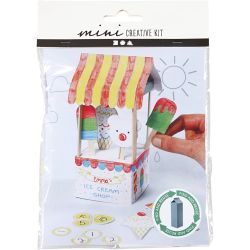 Mini Kit DIY, Glacier fait avec une brique de lait, 1 Pq.