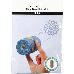 Mini Kit DIY, Kal&eacute;idoscope &agrave; partir d'un rouleau de papier toilette, 1 Pq.