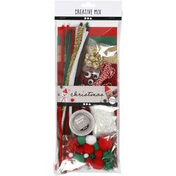 Assortiment de mat&eacute;riel cr&eacute;atif, No&euml;l, 1 Pq.