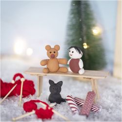 Mini Kit DIY Porte de Lutin, Cadeaux de Noël, 1 Pq.