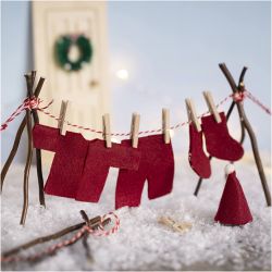Mini Kit DIY Porte de Lutin, Linge, 1 Pq.