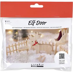 Mini Kit DIY Porte de Lutin, Renne, 1 Pq.