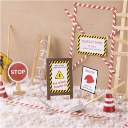 Mini Kit DIY Porte de Lutin, Construction de maquette, 1 Pq.