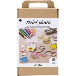 Mix Cr&eacute;atif Feuilles de Plastique Thermor&eacute;tractable, Accessoires, 1 Pq.