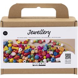 Mini Mix Cr&eacute;atif Bijoux, ca. 564 pi&egrave;ce, couleurs Joyeuses, 1 Pq.