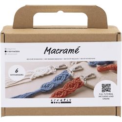Mini Kit DIY Macram&eacute;, Porte-cl&eacute;s, 1 Pq.