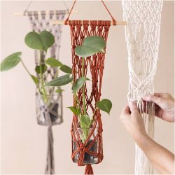 Kit DIY Macram&eacute;, Suspension pour fleur, 1 Pq.