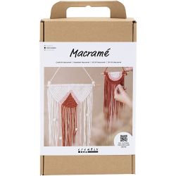 Kit DIY Macram&eacute;, D&eacute;coration murale, 1 Pq.
