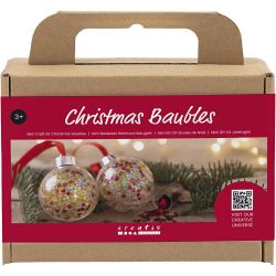 Mini Kit DIY Boules de No&euml;l, Sequins, 1 Pq.