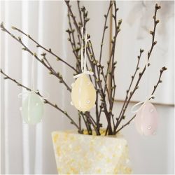 Mini Kit DIY D&eacute;coration, &OElig;ufs, couleurs pastel, 1 Pq.