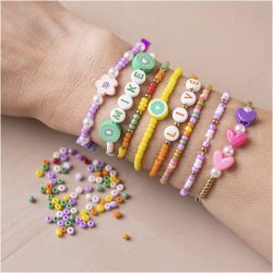 Mini Mix Cr&eacute;atif Bijoux, Bracelets color&eacute;s, 1 Pq.