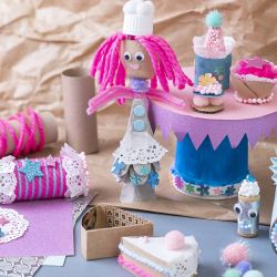 Maxi Mix Cr&eacute;atif G&acirc;teaux Sucr&eacute;s, G&acirc;teaux et bonbons, ass. de couleurs, 1 Pq.
