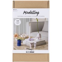 Kit DIY Modelage, Pots et vases, 1 Pq.