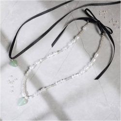 Mini Kit DIY Bijoux, C&oelig;ur d&rsquo;aventurine, transparent, 1 Pq.