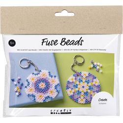 Mini Kit DIY Perles &agrave; Repasser, Charmes/d&eacute;corations de sac, ass. de couleurs, 1 Pq.