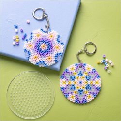 Mini Kit DIY Perles &agrave; Repasser, Charmes/d&eacute;corations de sac, ass. de couleurs, 1 Pq.